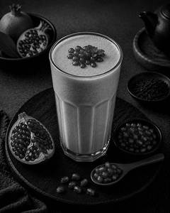 Pomegranate Milkshake