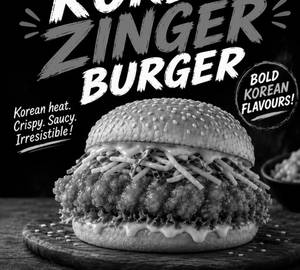 Korean Fried Chicken Burger(Double Patty)