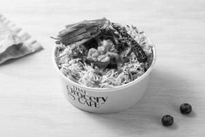 Prawn Fried Rice With Gunpowder Crisps