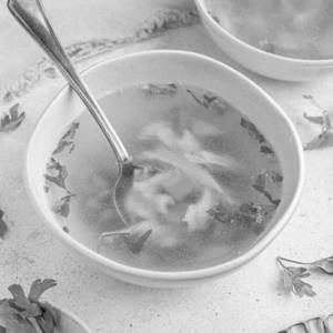Chicken Clear Soup (High Protein, Light Meal)