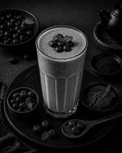 Blueberry Milkshake