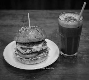 Premium Paneer Burger + Cold Coffee