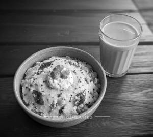 Veg Upma + Masala Tea