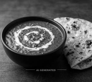 Dal Makhani + Tandoori Butter Roti (2 pieces)
