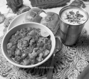 Swaminarayan Pavbhaji + Chaas (Masala)