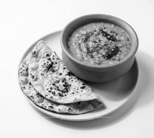 Dal Tadka + Tandoori Roti (2 pieces)