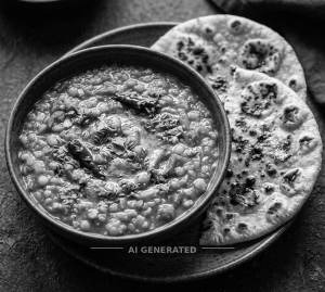 Jeera Aloo + Tandoori Roti Buttar 3