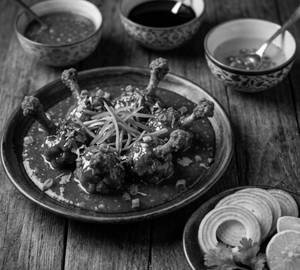 Chicken Lollypop With Gravy (6 Pcs)
