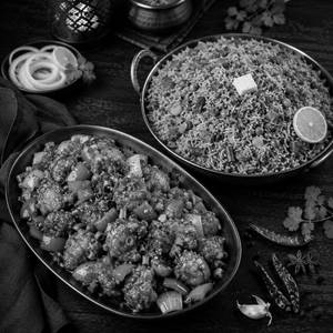 Veg Crispy With Tawa Pulao