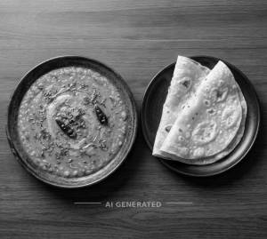 Dal Lapeta + Roti Rumali (2 pieces)