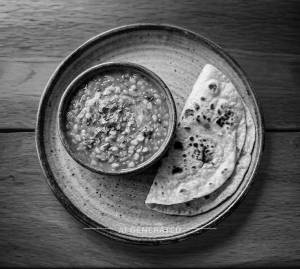 Dal fry + Tava chapati (2 pieces)