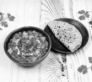 Mix Veg + Tawa Roti (1 piece)