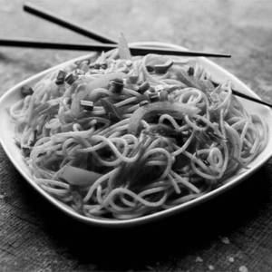 Veg Chilli Garlic Noodles (Spicy, Veg)