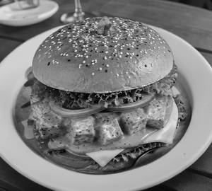 Veg paneer makhani burger