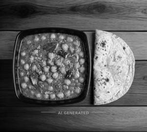 Chola Sabji (500 Ml) + Tawa roti (2 pieces)