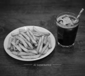 Regular French Fries + Cold Coffee