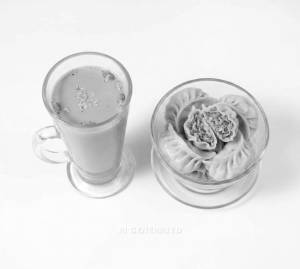 Steamed Momos Veg + Adrak Elaichi Fusion Tea - 2 Cup