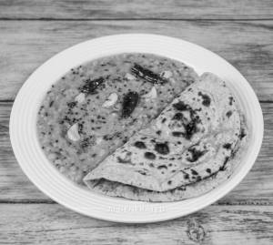 Dal Fry + Tandoori Roti (2 pieces)