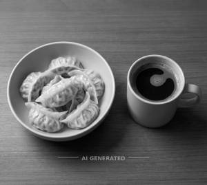 Steamed Momos + Coffee
