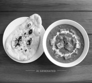 Paneer Butter Masala + Plain Naan (1 piece)