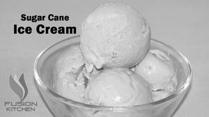 Natural sugercane ice-cream