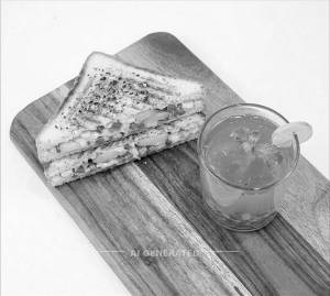 Veg grill sandwich + Enenrgy elixir