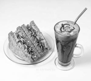 Cold Sandwich + Nutella Cold Coffee