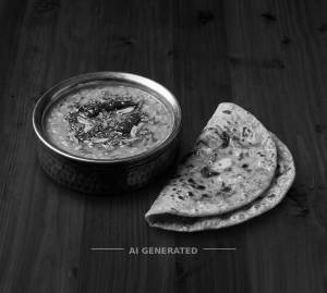 Dal Tadka + Butter Tawa Roti (2 pieces)