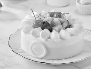Eggless Fresh Fruit Cake [500 g]