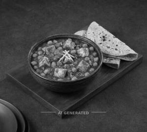 Chana Paneer + Tawa Roti (2 pieces)
