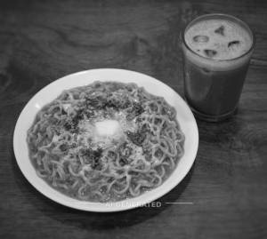 Cheese Butter Masala Maggi + Cold Coffee