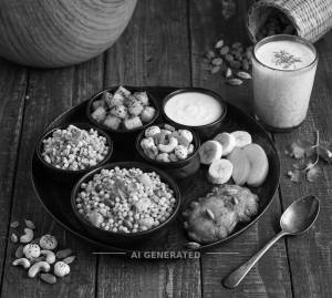 Falahari Thali 1 + Lassi Salt