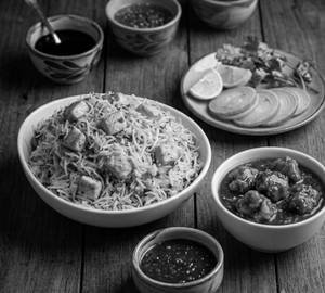 Chicken Mangolian Fried Rice