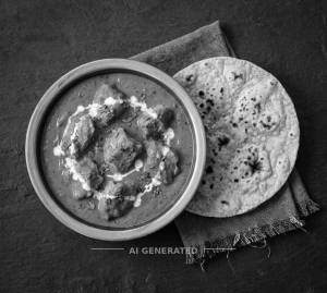 Murgh makhani + Roti (1 piece)