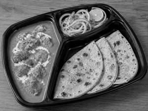 Butter Chicken Quarter + 3 Butter Roti
