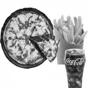 Cheese Pizza+fries+coke (combo)