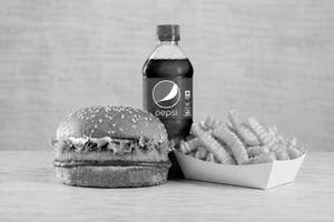 Chicken Steak Burger Meal [Med]