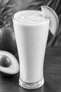 Butter Fruit Milk Shakes