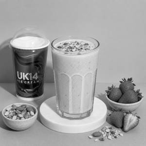 Strawberry Nuts Thick Shake