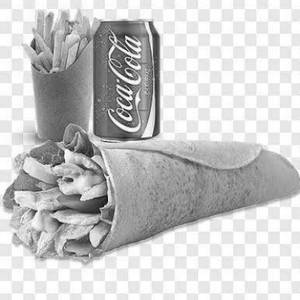 Veg Wrap+Fries+Coke[s]