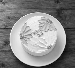 300 Grams Aesthetic Floral Cake