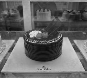 Dark chocoalte cake eggless [1 pound]
