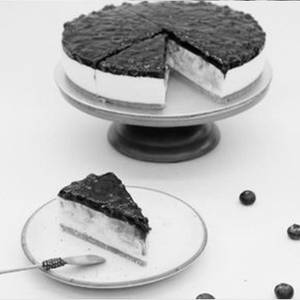El Blueberry Baked Cheesecake Slice