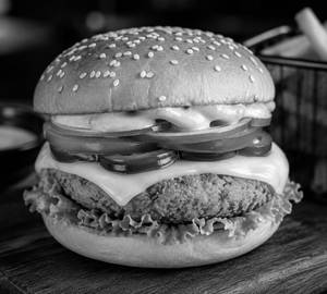 Vegetable Cheese Burger