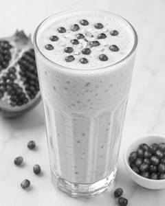 Pomogranate Milk Shake