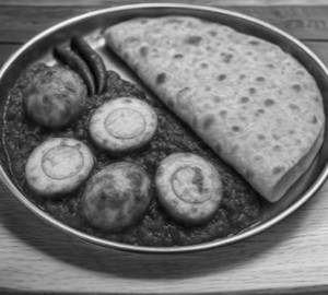 Butter Roti + Egg Masala
