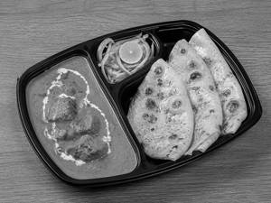 Butter Chicken Half + 3 Butter Roti +onion Salad