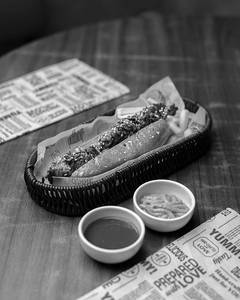 Korean Style Fried Chicken Hotdog
