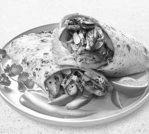 Peri peri chicken wrap