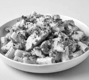Chicken mushroom mix sauce pasta